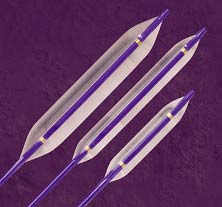 Angioplasty balloons.