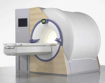 Photo of magnetic resonance imaging MRI equipment
