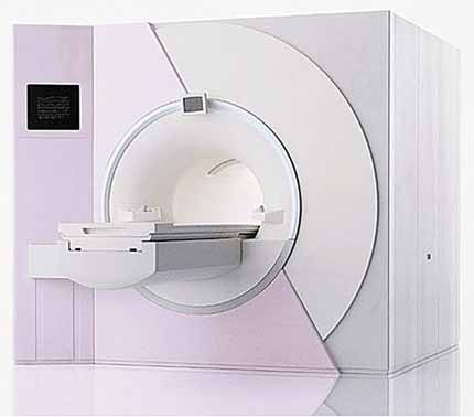 Photo of magnetic resonance imaging MRI equipment