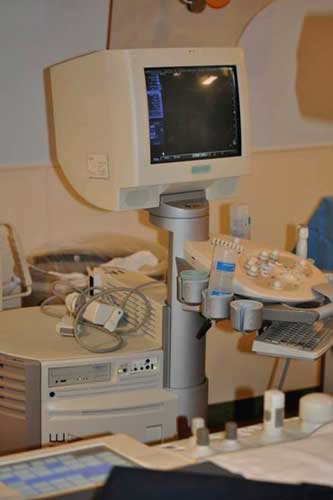 Photo of ultrasound equipment