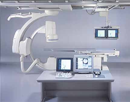 Photo of radiography x-ray equipment